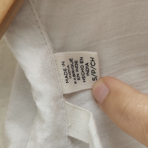 Billabong white sheer cover up shirt long sleeve button down collar beach pool - Picture 3 of 6